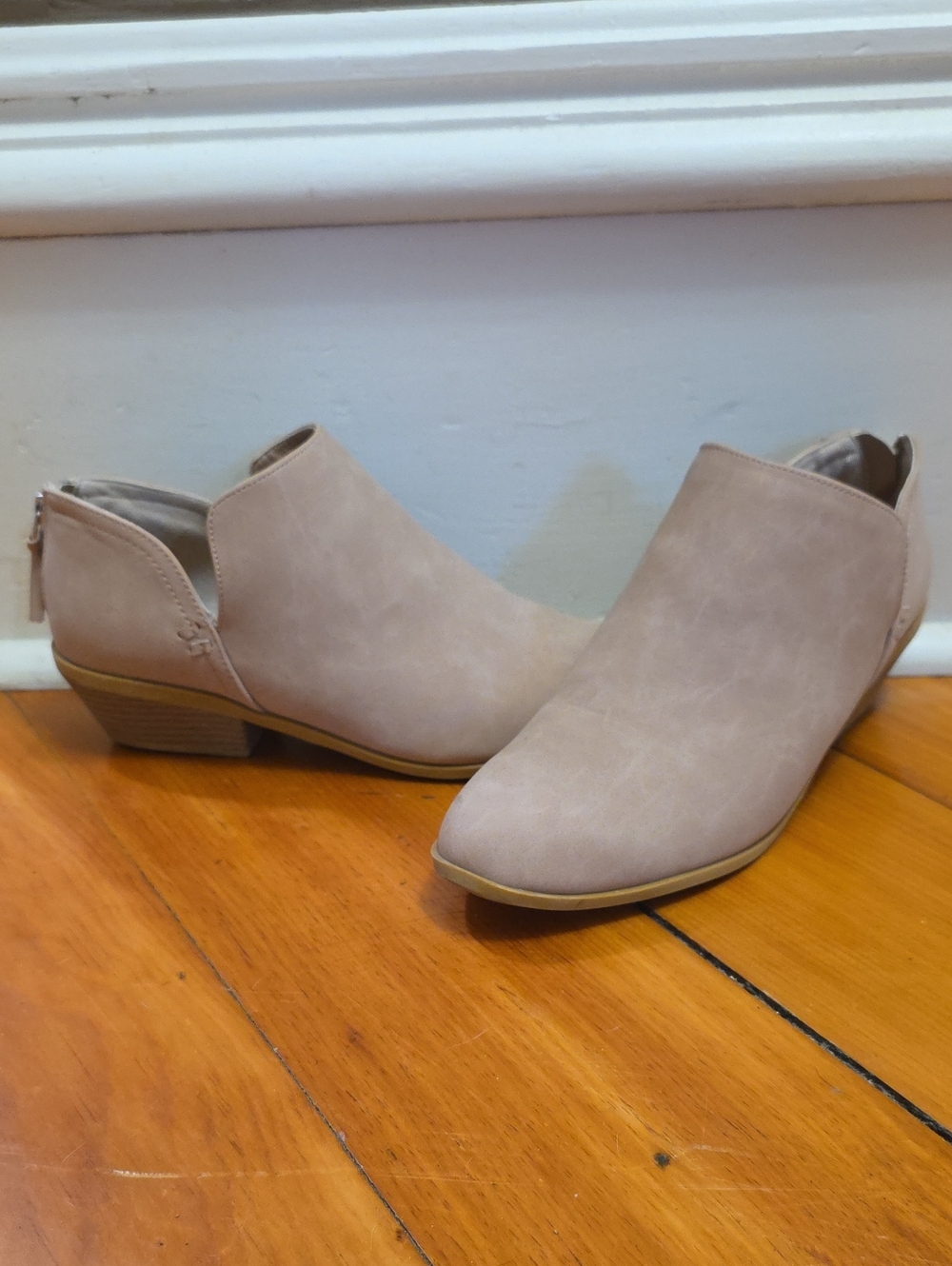 Serra Women's Ankle Booties Mauve / Dusty pink